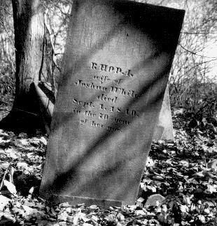 gravestone of Rhoda Deuel